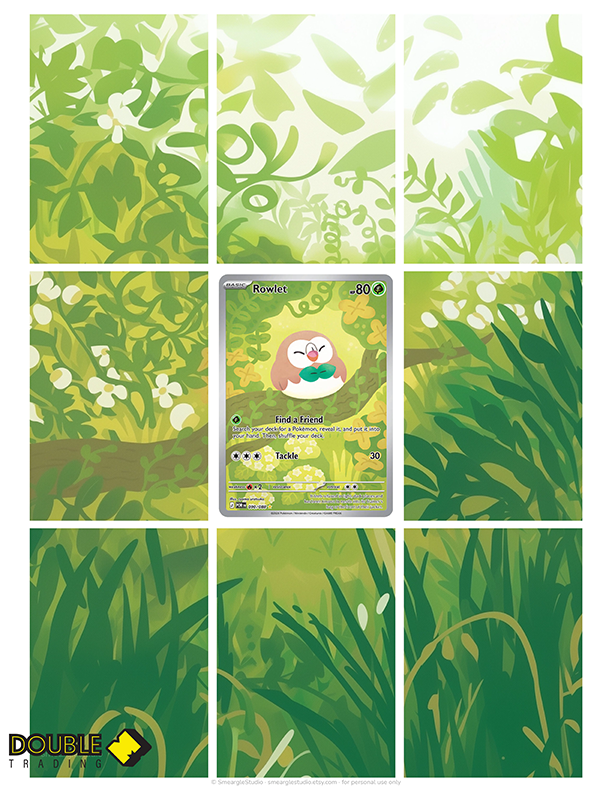 Rowlet 090 Extended Art for 9 Page Binder