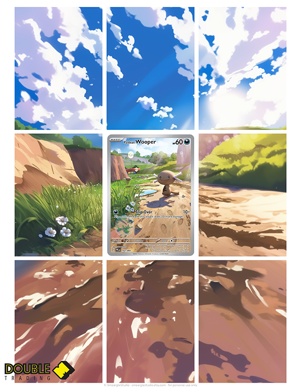 Wooper 102 Extended Art for 9 Page Binder